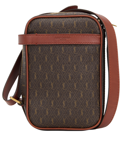 Vertical Le Monogramme Camera Bag, &pound;650, Handbags, Brown, Canvas/Leather, Front view
